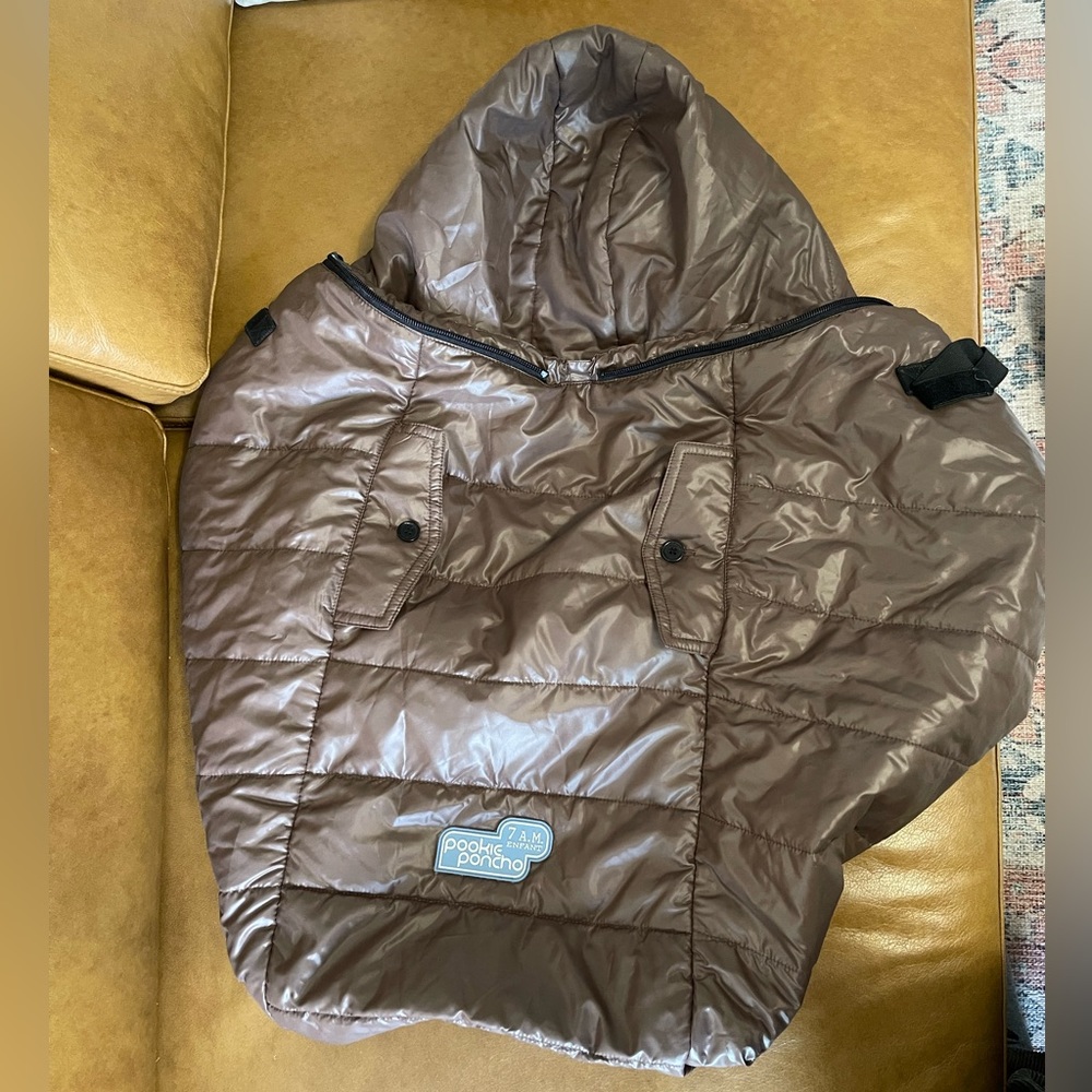 7AM Pookie Poncho for baby wearing